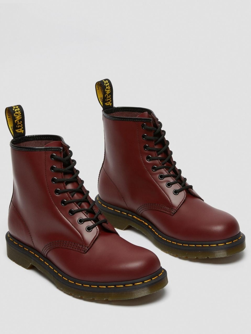Dr. Martens 1460 Cherry Red Boots, Size 39, Punk, Grunge, Festival, Goth